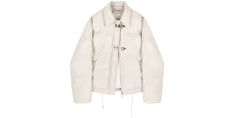 Orvani Padded Leather-Feel Jacket