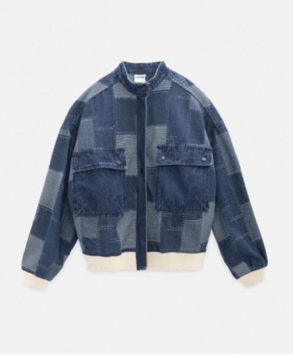 Orvani Patchwork Denim Bomber