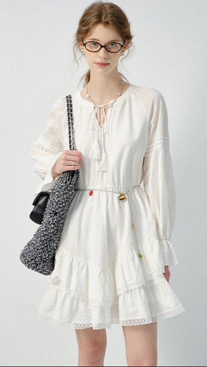 Orvani Elara Tie Waist Dress