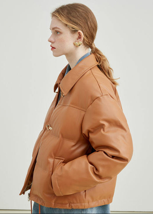 Orvani Padded Leather-Feel Jacket