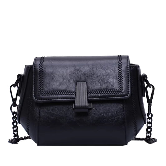 Noir Chain Crossbody