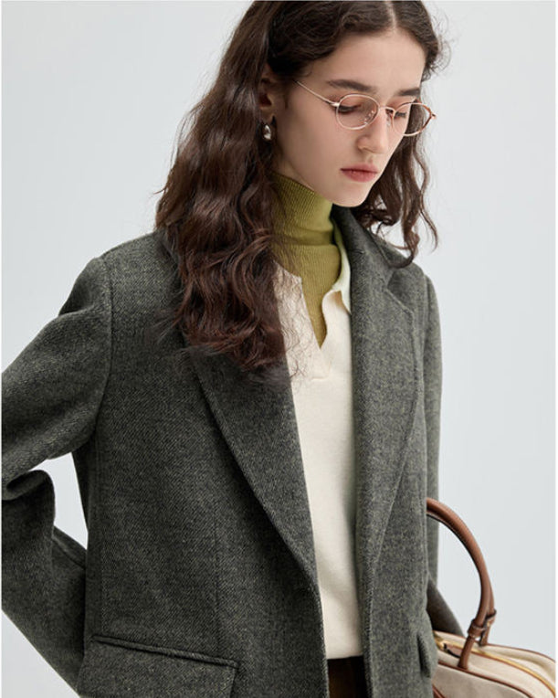 Orvani Tailored Wool-Blend Blazer