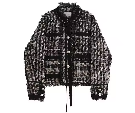 Orvani Tweed Bomber Jacket