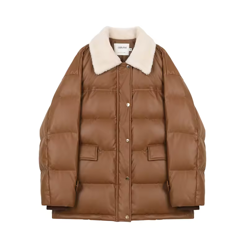 Orvani Shearling-Collar Puffer Jacket