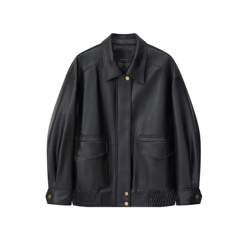 Orvani Leather Utility Jacket